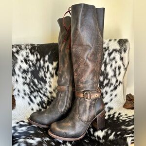 Freebird by Steven Holland in Black Leather, Size 10-never worn